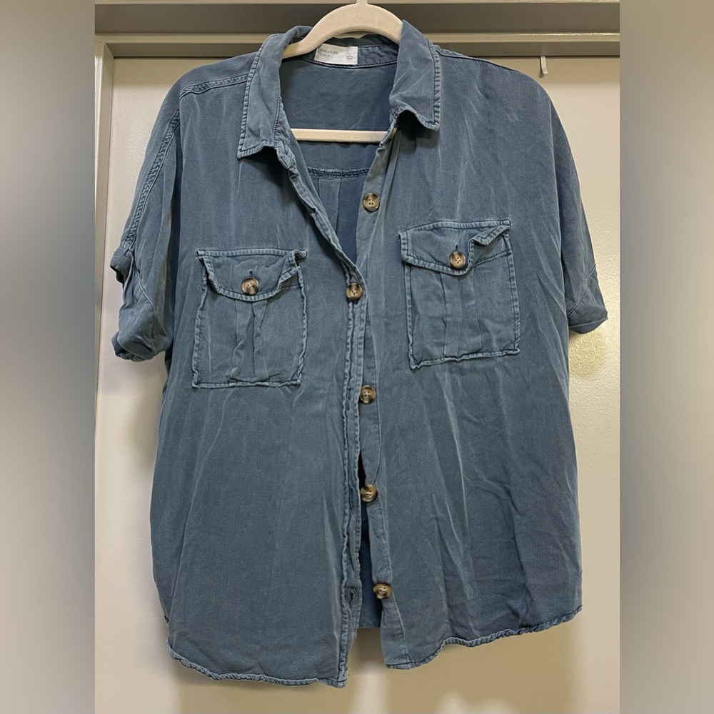 Maurices Short Sleeve Utility Shirt